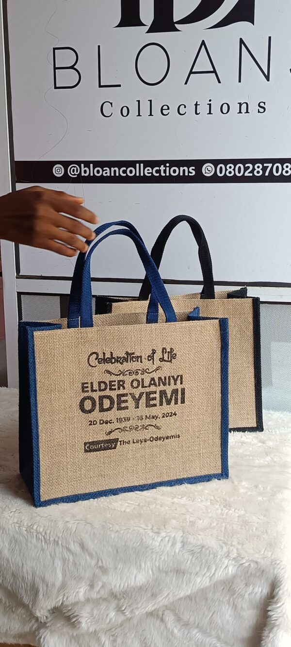 Jute Gift Shopping Bag (Small Size)